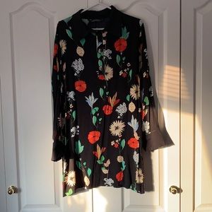 Floral dress from Zara